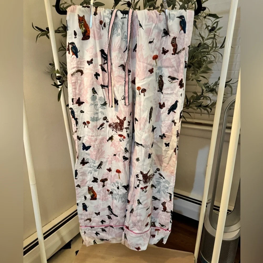NWOT Anthropologie animal Print Women's pj pants Size S